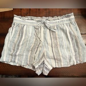 Loft Stretchy Light blue/green Shorts